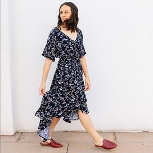 Kori America Paige Navy floral dress